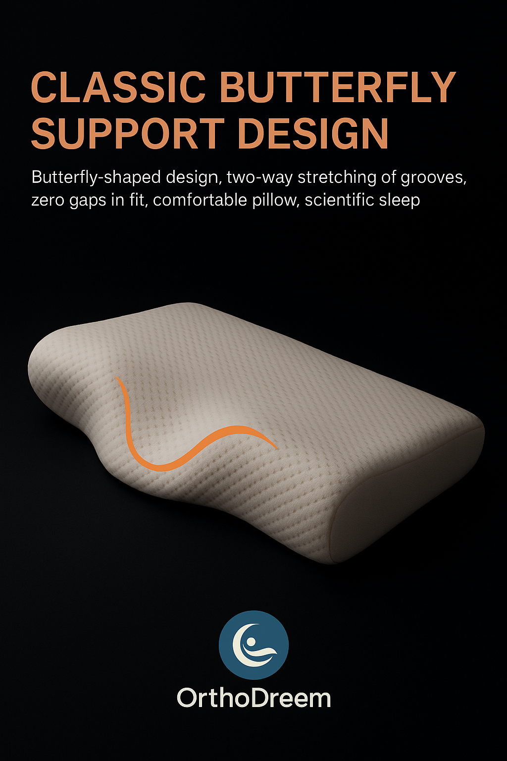 OrthoDreem™ Memory Foam Bed Orthopedic Pillow Neck Protection