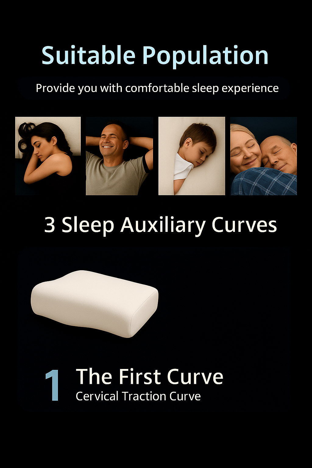 OrthoDreem™ Memory Foam Bed Orthopedic Pillow Neck Protection
