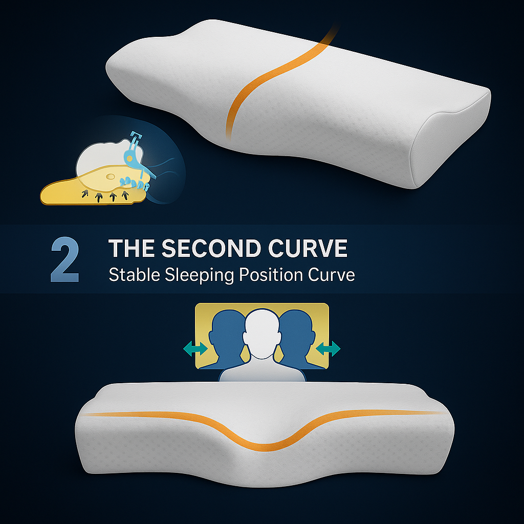 OrthoDreem™ Memory Foam Bed Orthopedic Pillow Neck Protection