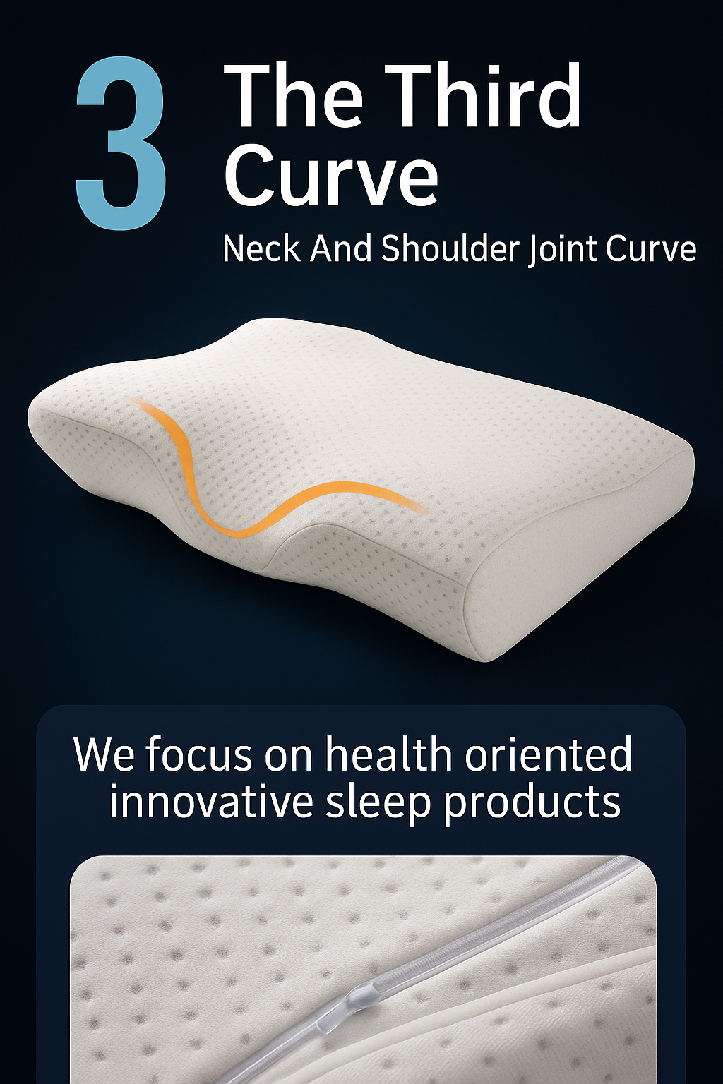 OrthoDreem™ Memory Foam Bed Orthopedic Pillow Neck Protection