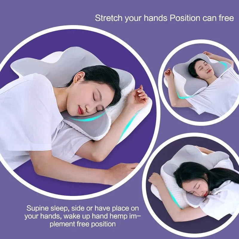 OrthoDreem™ Memory cotton butterfly shaped pillow Slow rebound