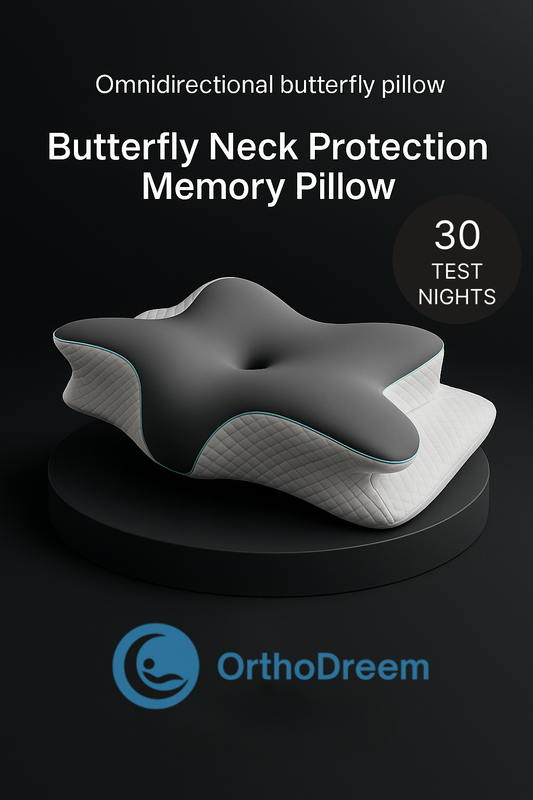 OrthoDreem™ Memory cotton butterfly shaped pillow Slow rebound