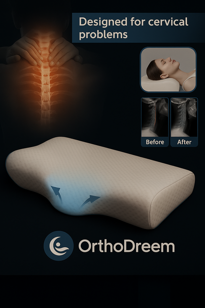 OrthoDreem™ Memory Foam Bed Orthopedic Pillow Neck Protection