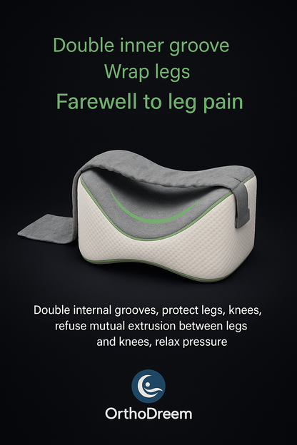 OrthoDreem™ Orthopedic Slow Rebound Memory Cotton Clamp Leg Pillow