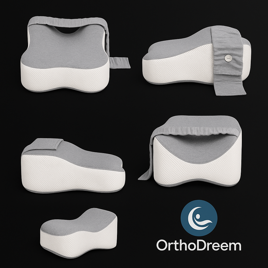 OrthoDreem™ Orthopedic Slow Rebound Memory Cotton Clamp Leg Pillow