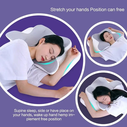 OrthoDreem™ Memory cotton butterfly shaped pillow Slow rebound